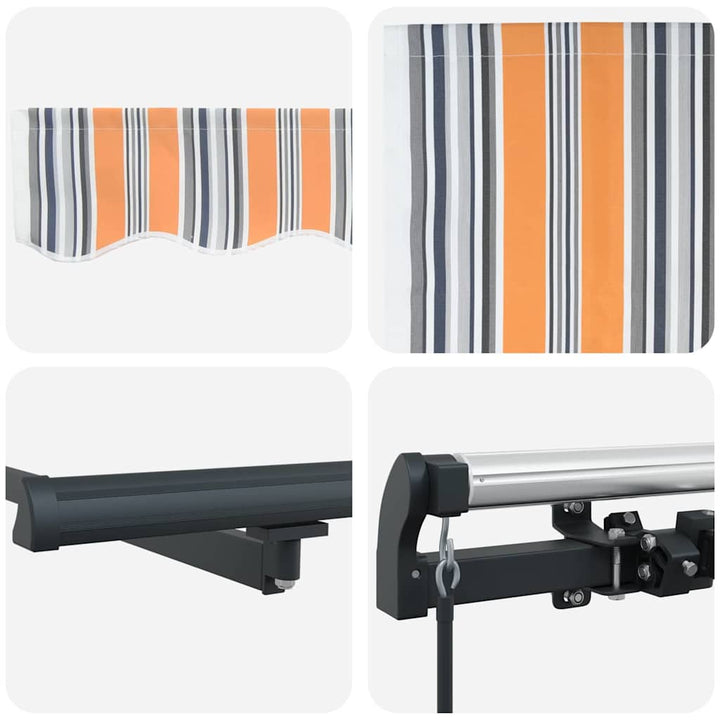 Udtrækkelig markise Flerfarvet 400 × 300 cm