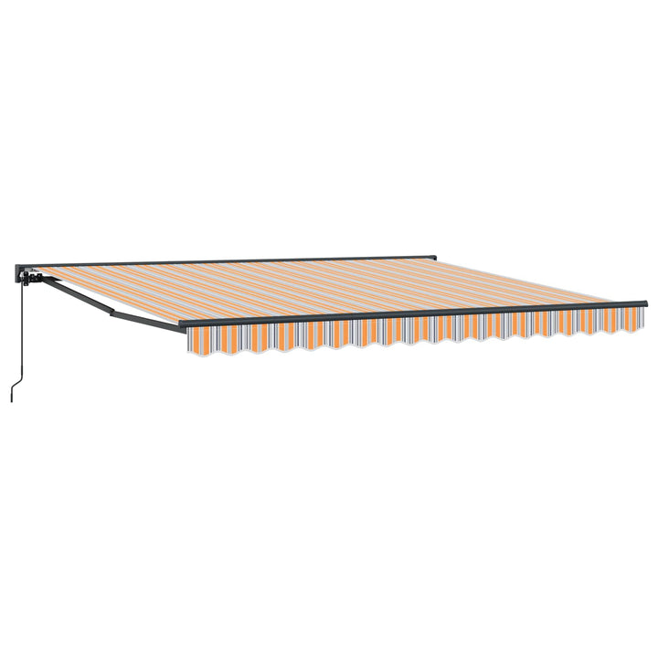Markiseramme Blå og Orange 400 × 300 cm