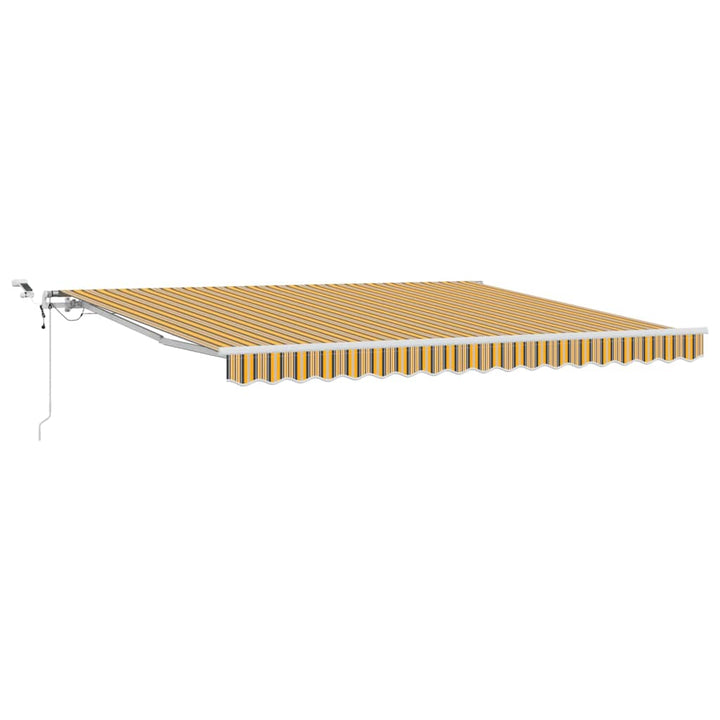 Udtrækkelig markise Flerfarvet 400 × 300 cm Polyester