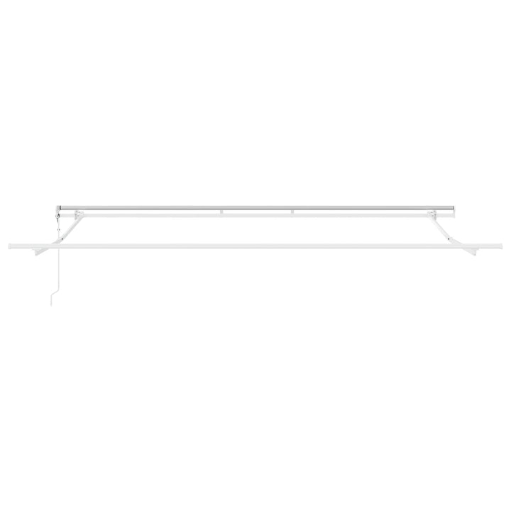 Udtrækkelig markise Beige 400 × 300 cm Stof og aluminium