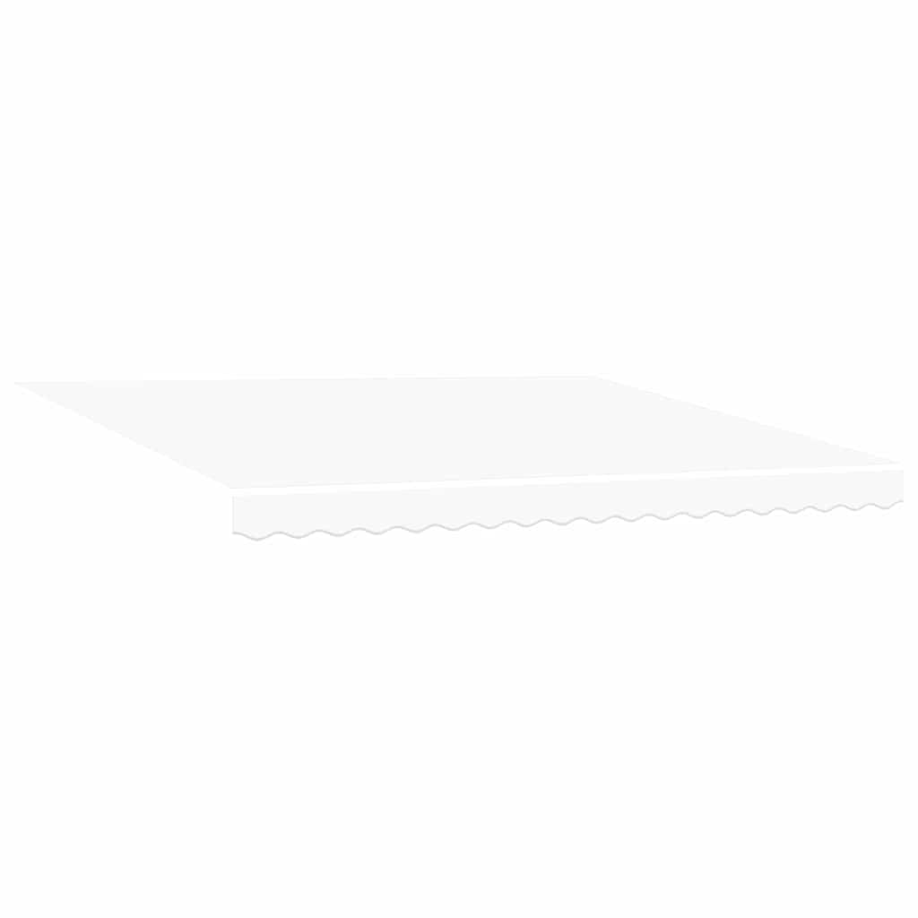 Udtrækkelig markise Hvid 400 × 300 cm