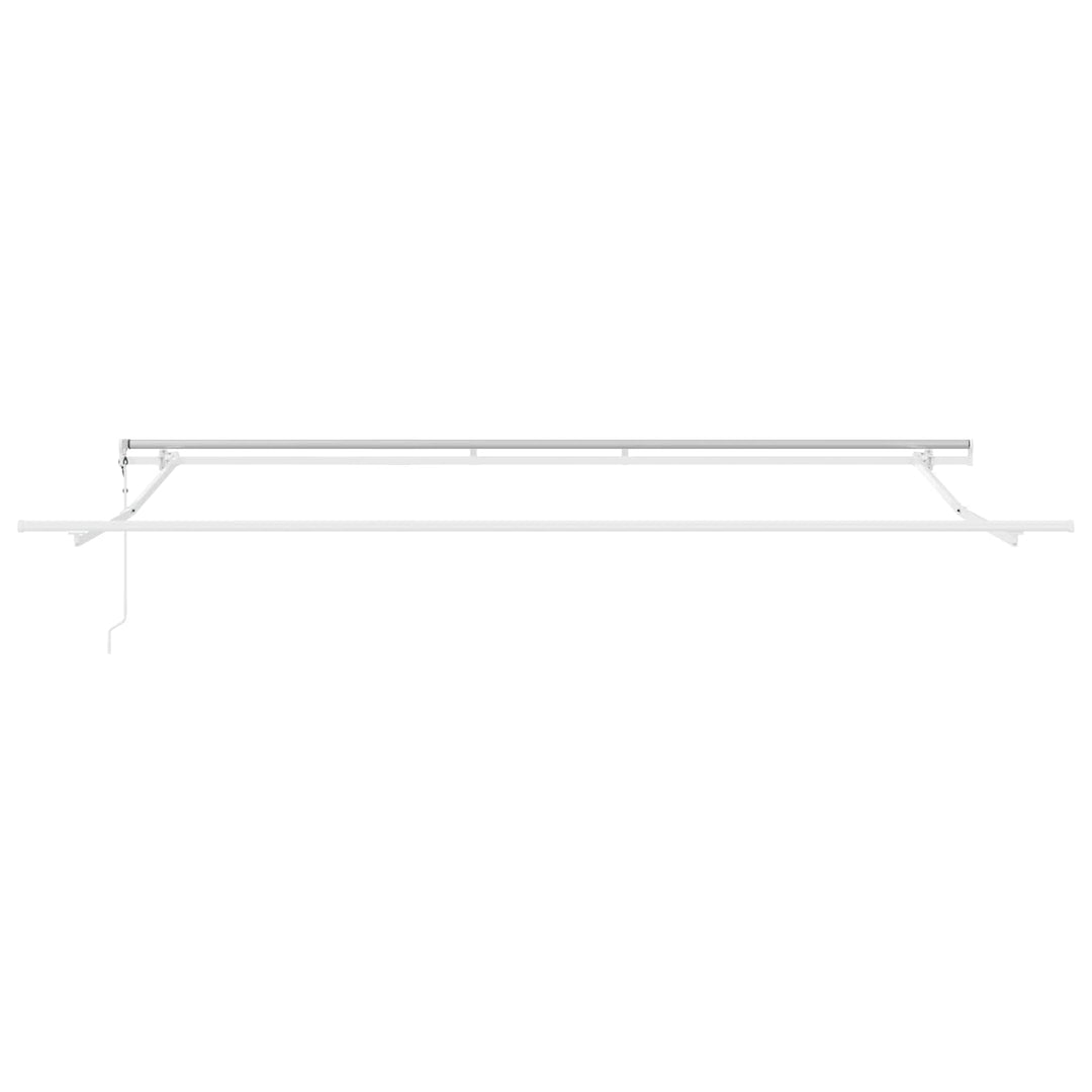 Udtrækkelig markise Lysegrå 400 × 300 cm Stof og aluminium
