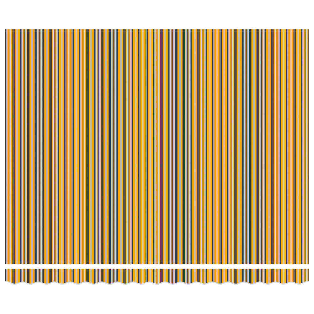 Utrækkelig Markise Flerfarvet 400 × 350 cm Polyester og Stål