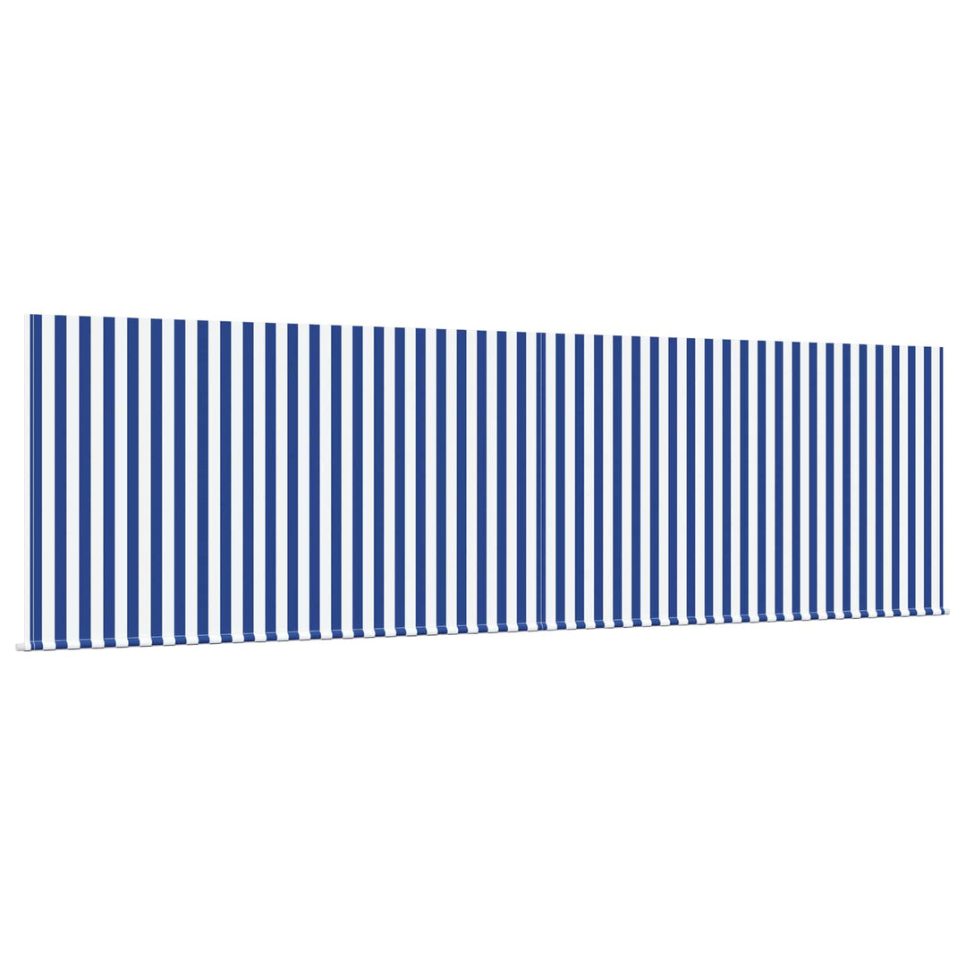 Utrækkelig Markise Blå og Hvid 400 × 300 cm