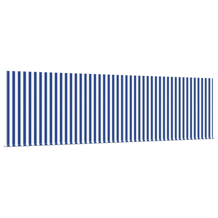 Utrækkelig Markise Blå og Hvid 400 × 300 cm