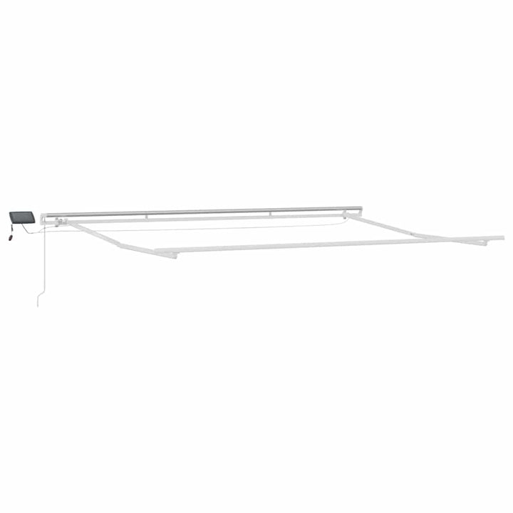 Udtrækkelig markise Beige 450 × 300 cm Stof og aluminium