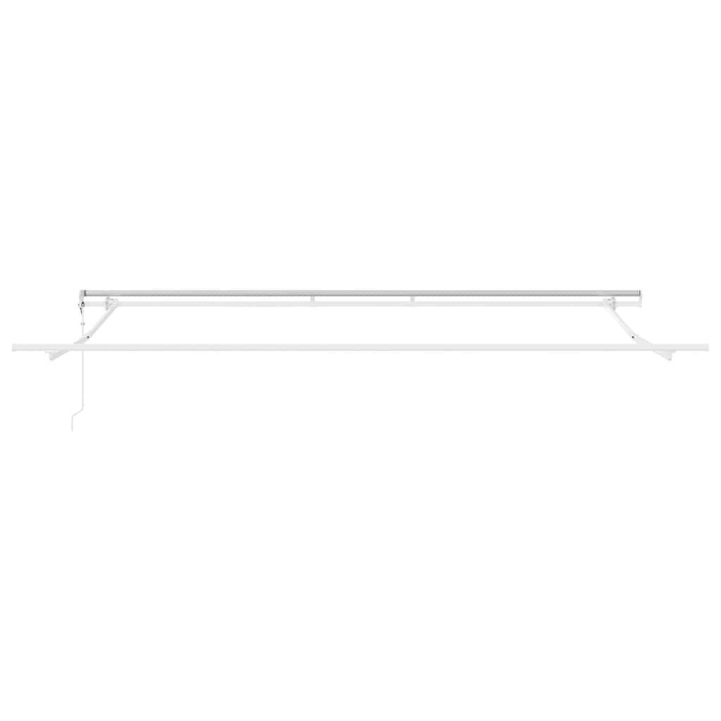 Udtrækkelig markise Beige 450 × 300 cm Stof og aluminium