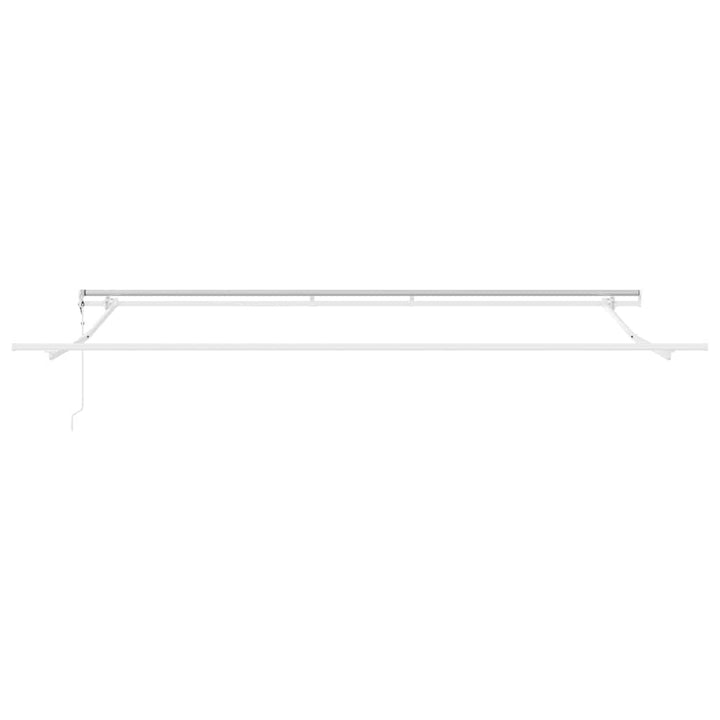 Udtrækkelig markise Beige 450 × 300 cm Stof og aluminium