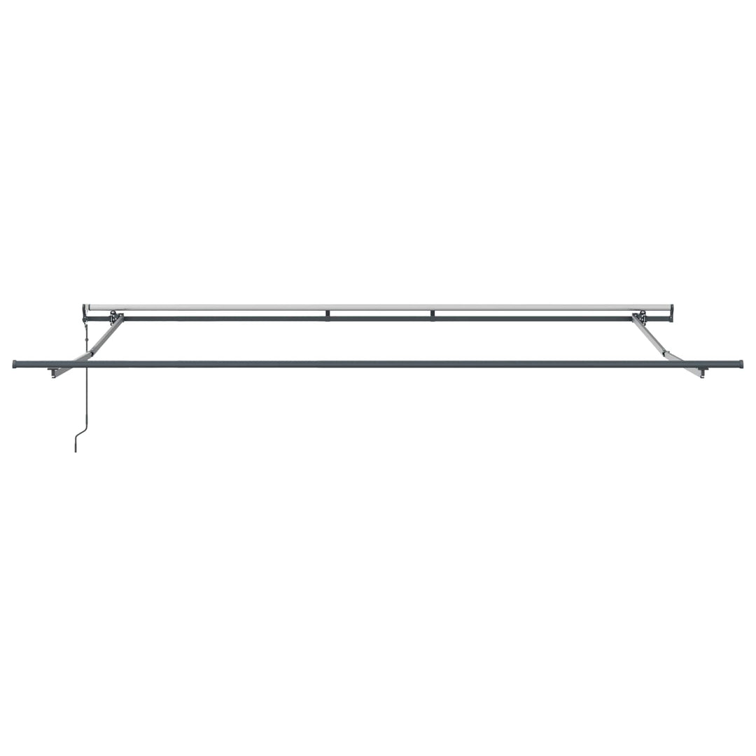 Udtrækkelig markise Beige 450 × 300 cm Stof og aluminium
