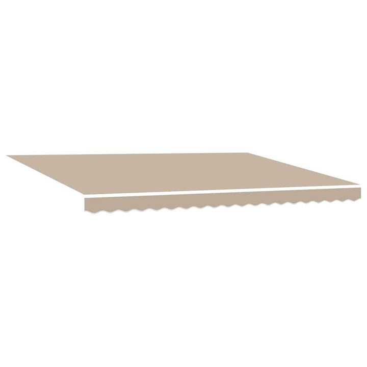 Udtrækkelig markise Beige 450 x 300 x 165 cm Polyester og metal