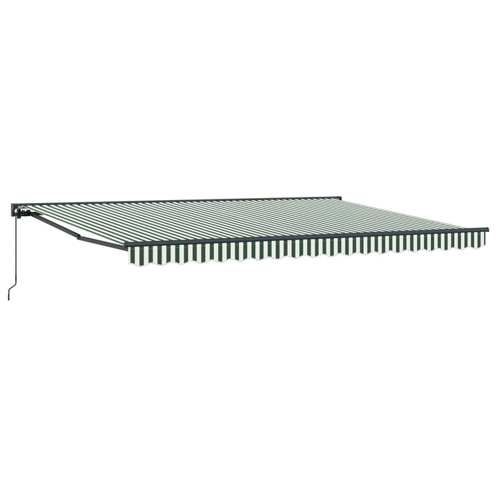 Markiseramme Grøn og Hvid 450 × 300 cm