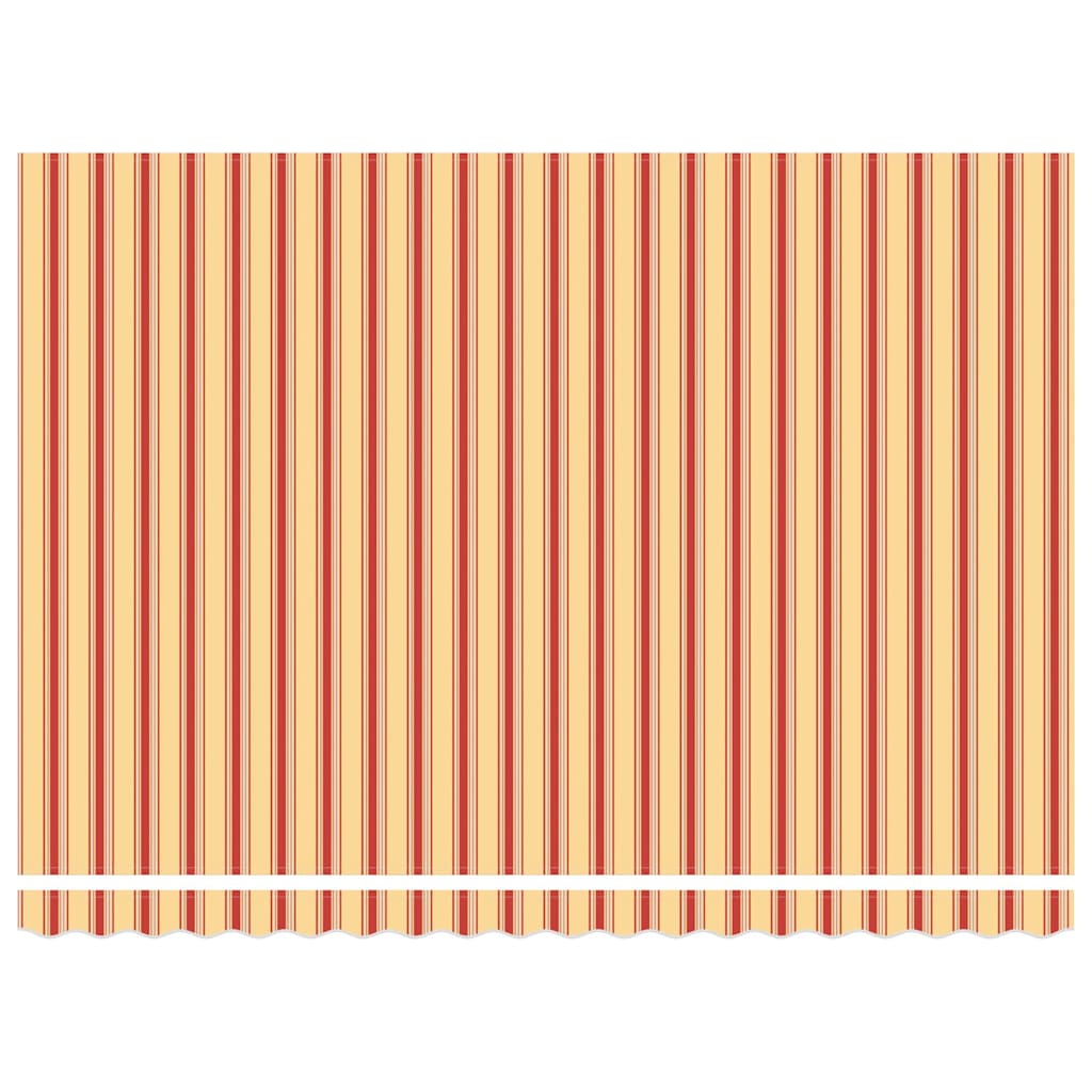 Markiseduge Gul og orange 450 × 350 cm Polyester