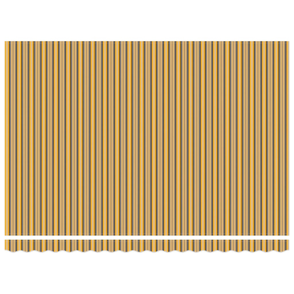 Udtrækkelig markise Flerfarvet 450 × 350 cm Polyester