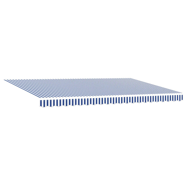 Markiseramme Blå og Hvid 500 × 300 cm