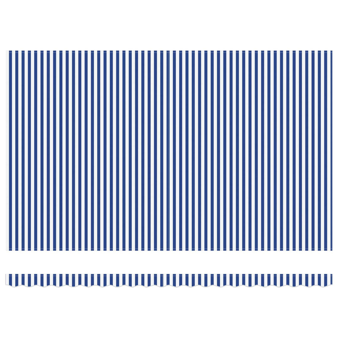 Markiseramme Blå og Hvid 500 × 300 cm