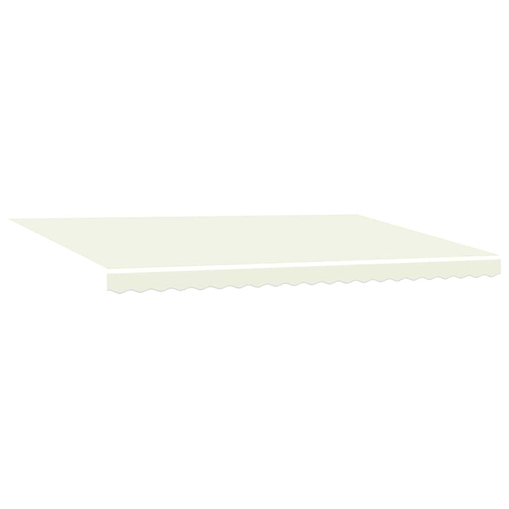 Markiseramme Creme 500 × 300 cm Polyester med PU belægning