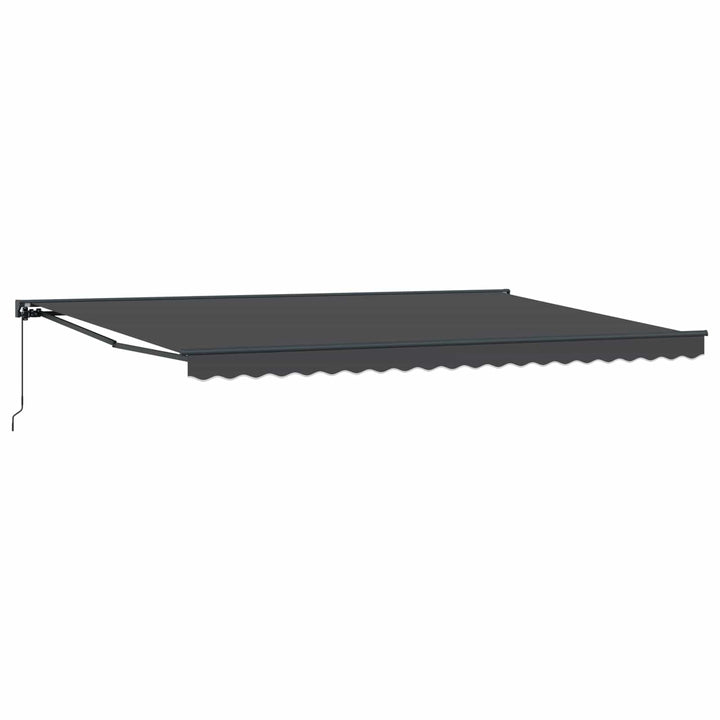 Markiseramme Antracit 500 × 300 cm Polyester med PU belægning