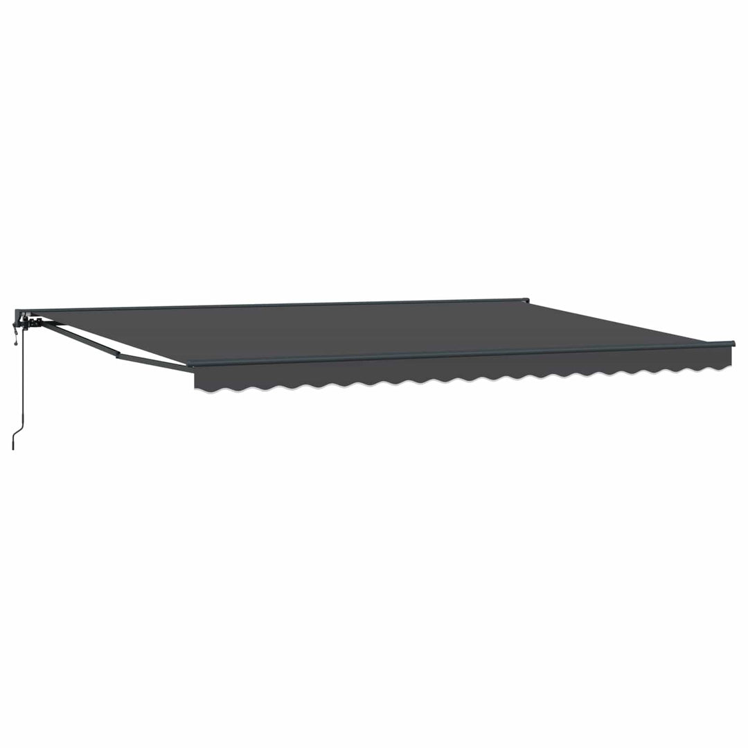 Markiseramme Antracit 500 × 300 cm Polyester med PU belægning