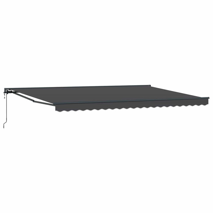 Markiseramme Antracit 500 × 300 cm Polyester med PU belægning