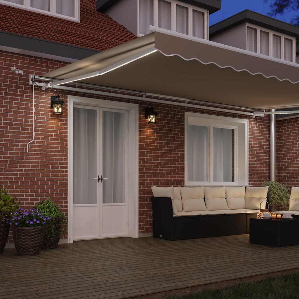 Markiseduge Beige 500 × 300 cm Polyester