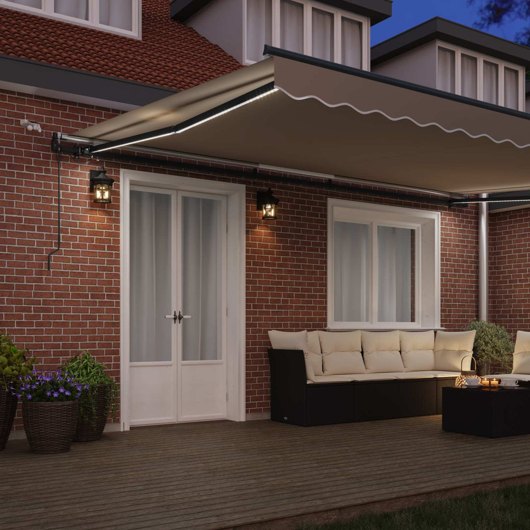 Markiseduge Beige 500 × 300 cm Polyester