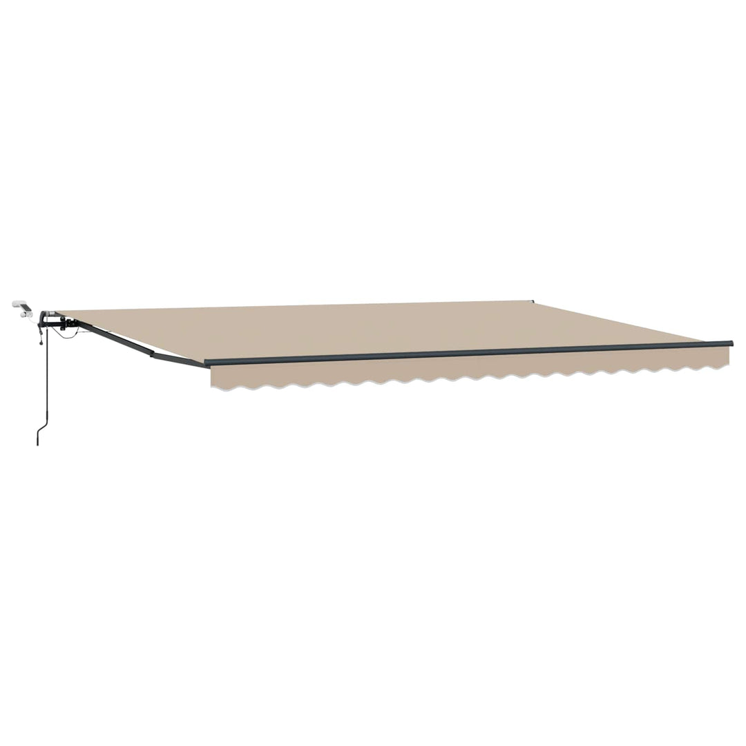 Markiseduge Beige 500 × 300 cm Polyester