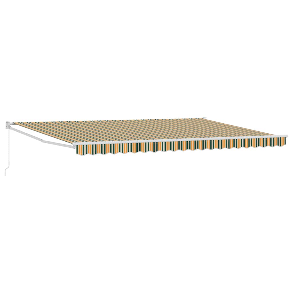 Udtrækkelig markise Flerfarvet 500 × 300 cm