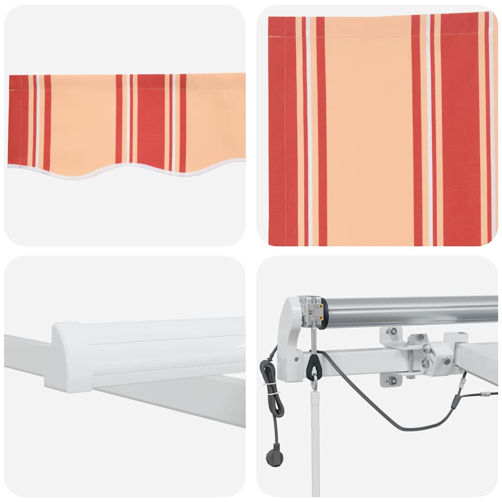 Utrækkelig Markise Gul og orange 500 × 350 cm