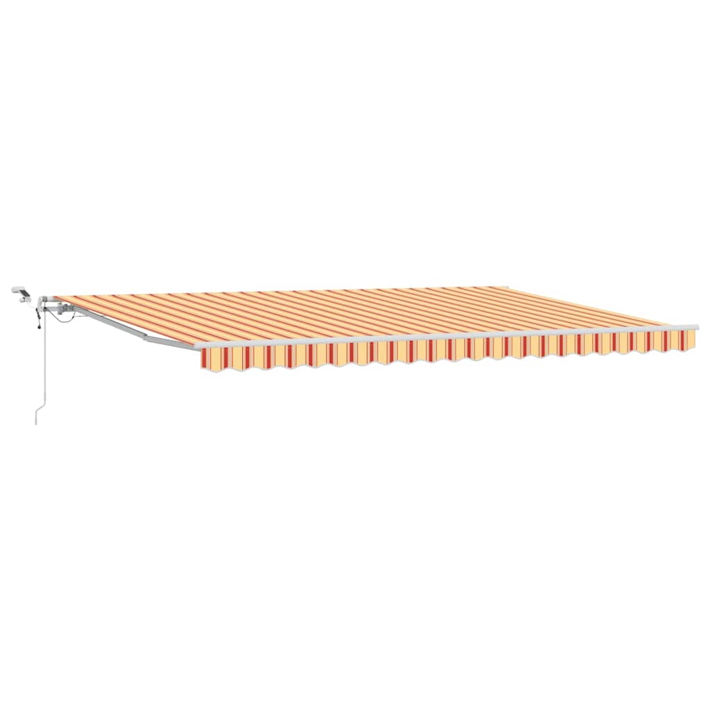 Utrækkelig Markise Gul og orange 500 × 350 cm