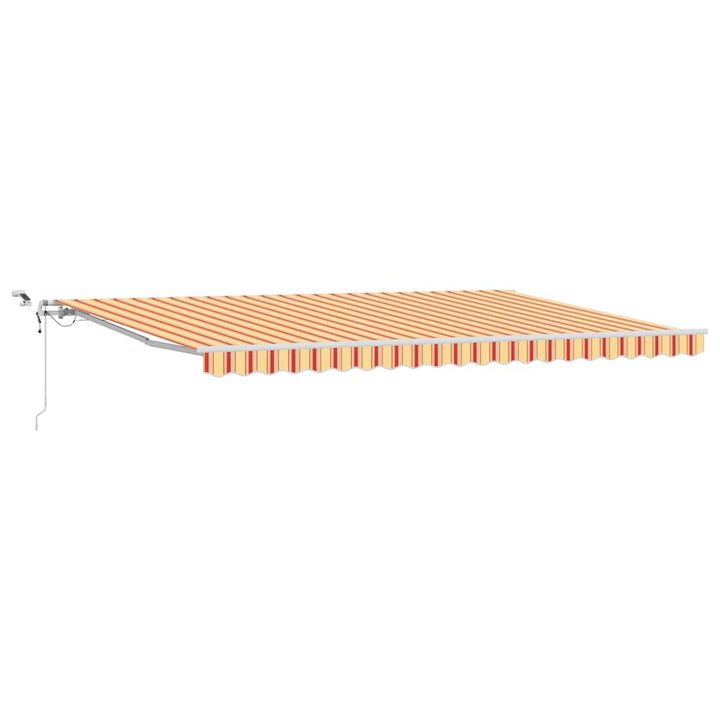 Utrækkelig Markise Gul og orange 500 × 350 cm