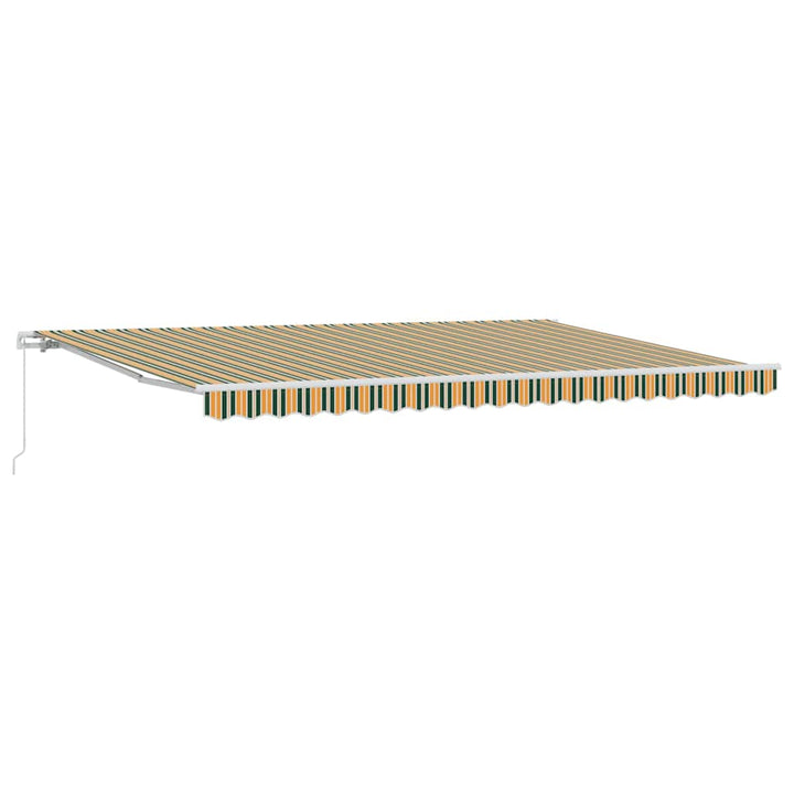 Udtrækkelig markise Flerfarvet 500 × 350 cm
