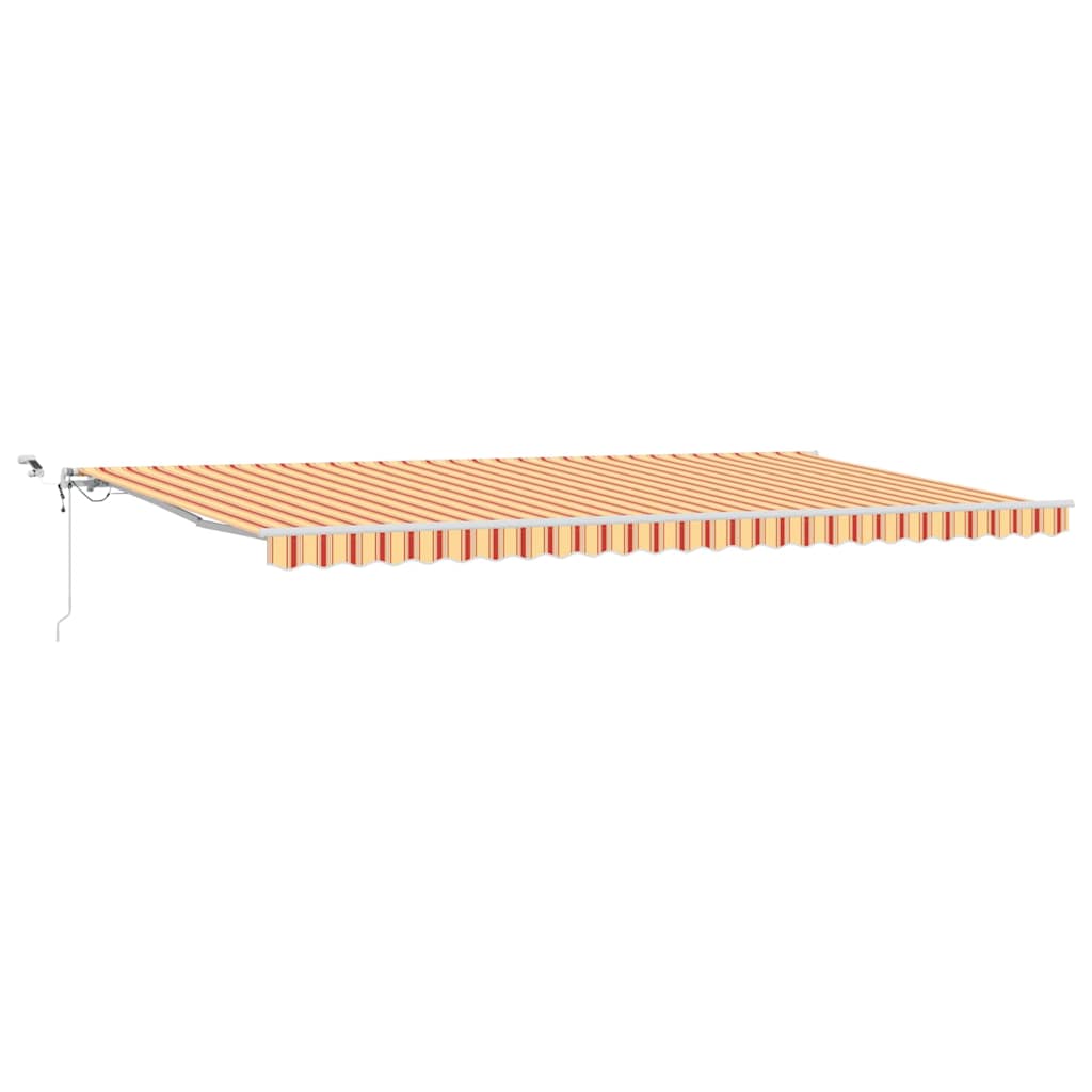Markiseduge Gul og orange 600 × 300 cm Polyester