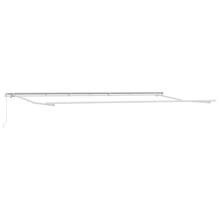 Udtrækkelig markise Rød og Hvid 600 × 300 cm