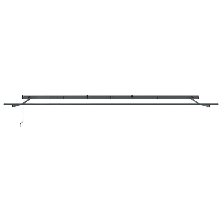 Udtrækkelig markise Rød og Hvid 600 × 300 cm