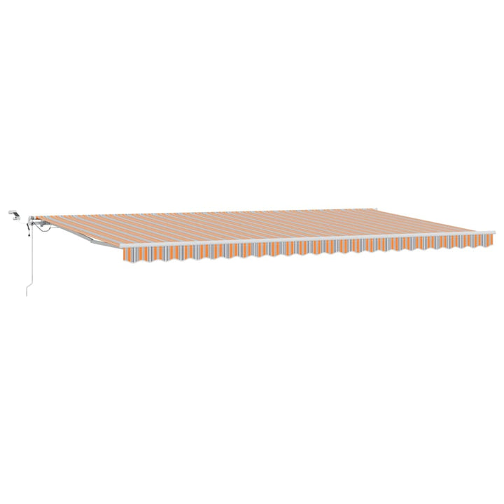 Udtrækkelig markise Flerfarvet 600 × 300 cm Polyester