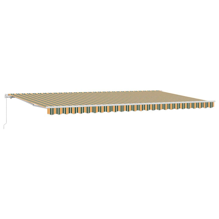 Udtrækkelig markise Flerfarvet 600 × 300 cm