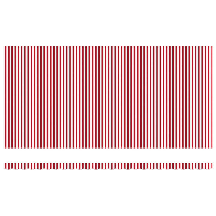 Udtrækkelig markise Rød og Hvid 600 × 350 cm Polyester