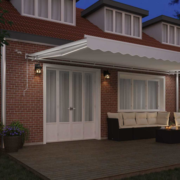 Markiseduge Hvid 600 × 350 cm Polyester