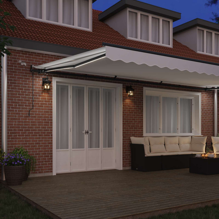 Markiseduge Hvid 600 × 350 cm Polyester