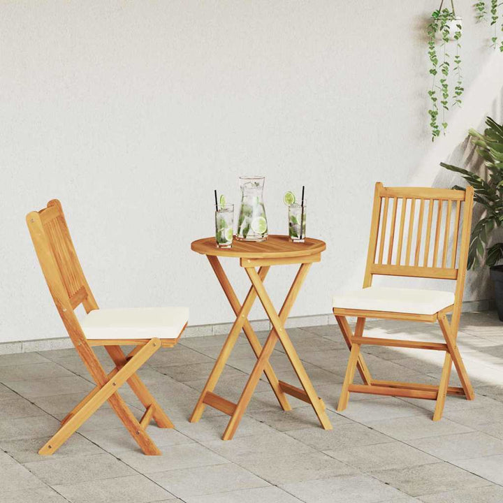 Have Bistro Sæt 3 stk. Brun Massivt Akacietræ