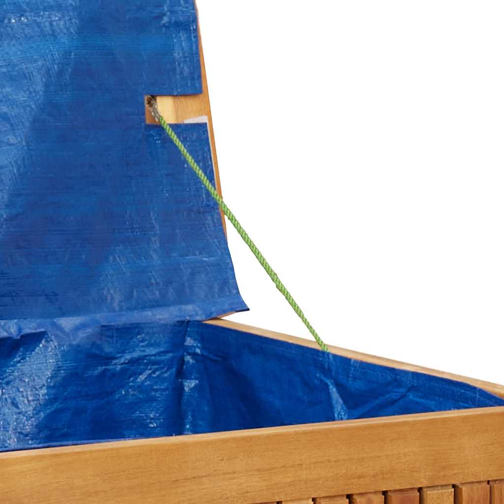 udendørs hyndeboks 113x50x60,5 cm massivt akacietræ