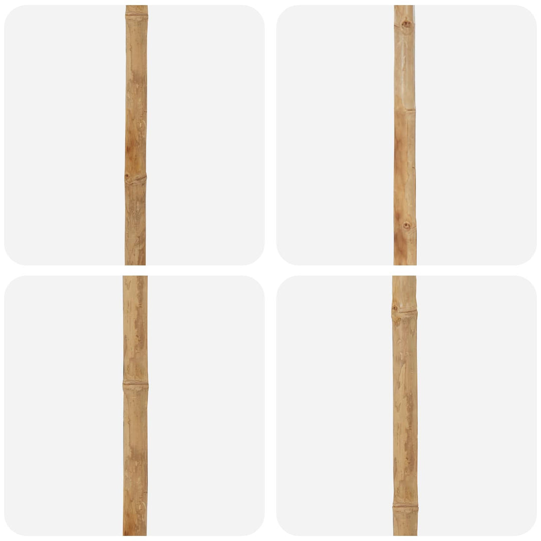 Havesol Ø 240 x 260 cm Bambus Rund Cremehvid