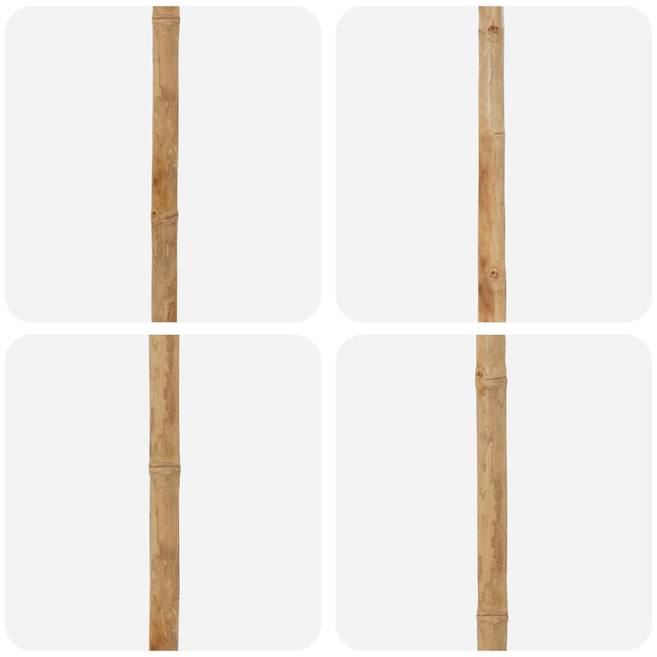 Havesol Ø 217 x 230 cm Bambus Rund Mørkegrå