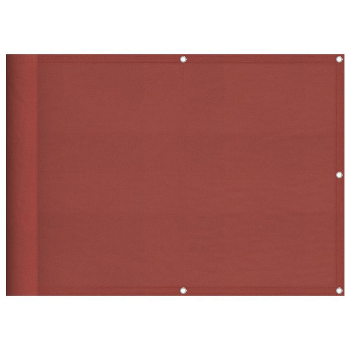 altanafskærmning 75x800 cm 100 % polyester terrakottafarvet