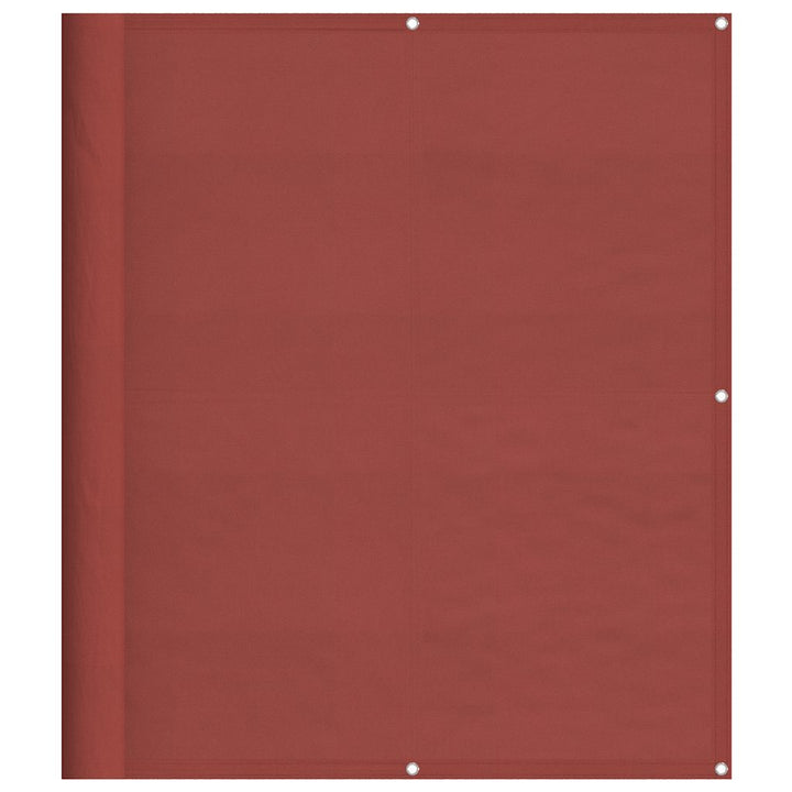 altanafskærmning 120x700 cm 100 % polyester terrakottafarvet