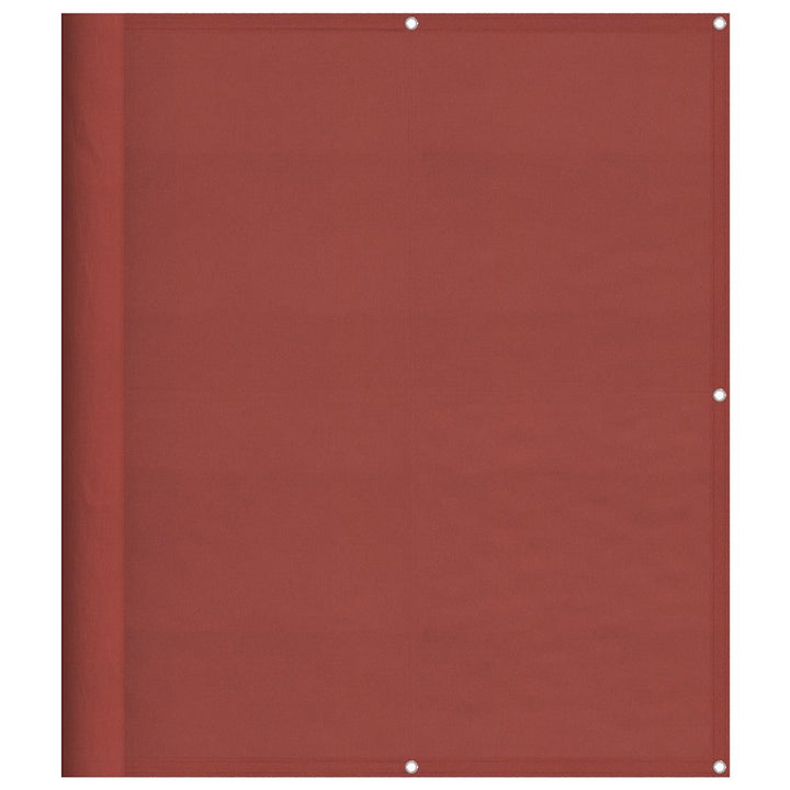 altanafskærmning 120x800 cm 100 % polyester terrakottafarvet