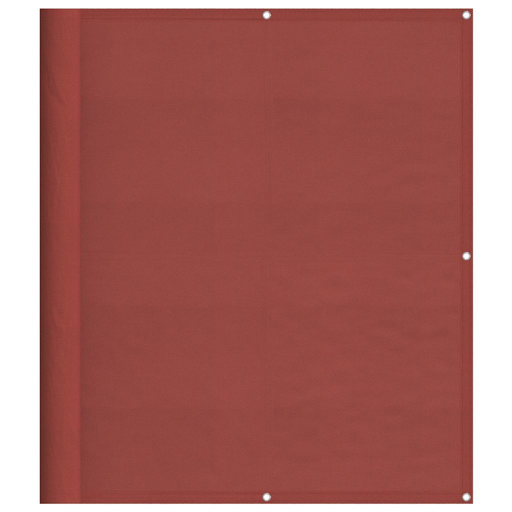altanafskærmning 120x1000 cm 100 % polyester terrakottafarvet