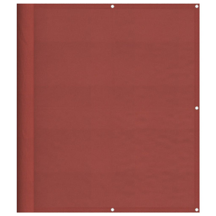 altanafskærmning 120x1000 cm 100 % polyester terrakottafarvet
