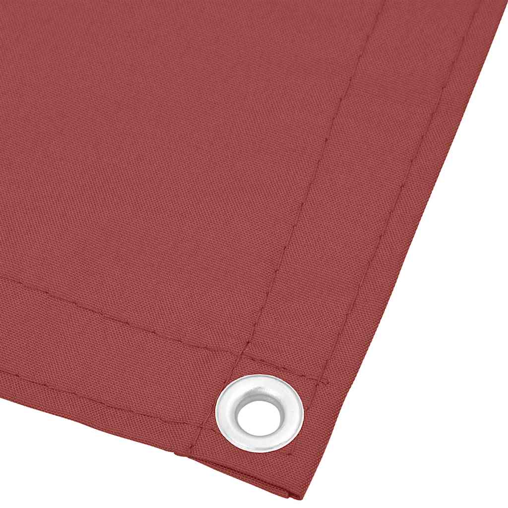 altanafskærmning 120x1000 cm 100 % polyester terrakottafarvet