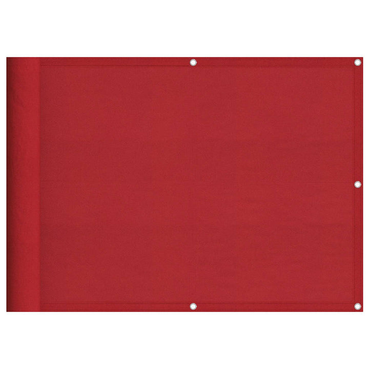 altanafskærmning 75x800 cm 100 % polyester rød